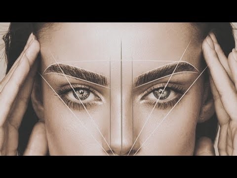 Symmetrical eyebrows 