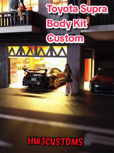 Custom Toyota Supra Body Kit for Hotwheels