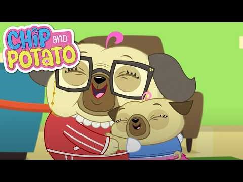 Chip Goes Rollerskating // Chip n Grandma Day | Chip and Potato - WildBrain | Kid Movies