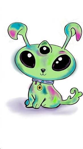 Alien Dog - Drawing Tutorial
