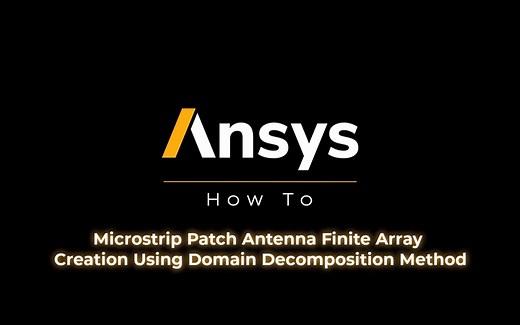 HFSS阵列天线仿真