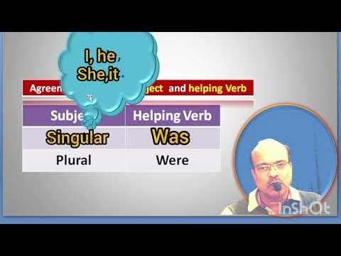 Use of was and were.. Continuous past tense