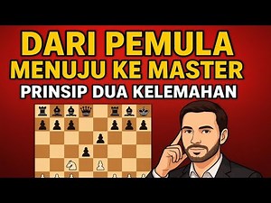 Belajar Trik Catur tingkat Master. Prinsip dua Kelemahan.
