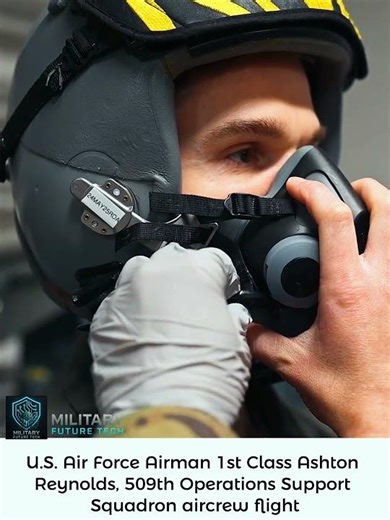 US Test Oxygen Mask for Bomber Pilot