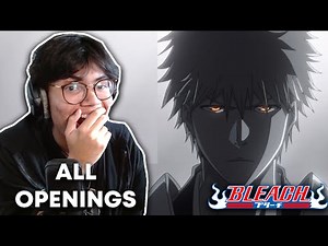 I REACTED TO and RANKED EVERY SINGLE BLEACH OPENINGS!!! | Bleach Opening (1-18) REACTION