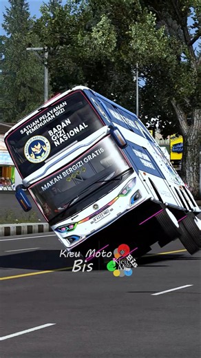 MBG Bus: Elegant Swerving, Sultan Style 🤣 #shorts #basuribussid #bussid