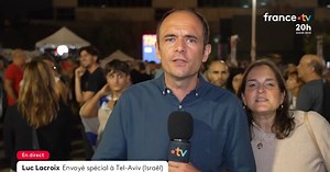 "Macron démission !" : Laurent Delahousse obligé d'interrompre en direct un duplex depuis Tel-Aviv dans le "20 Heures" de France 2