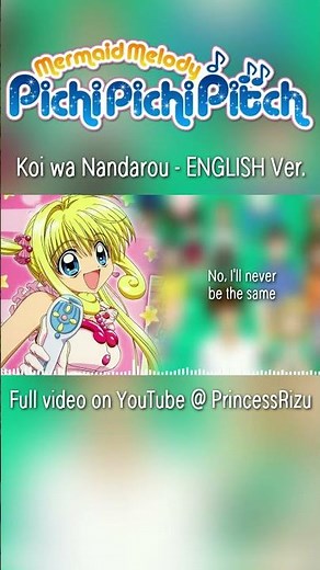 Mermaid Melody in ENGLISH?! 💖 Koi wa Nandarou