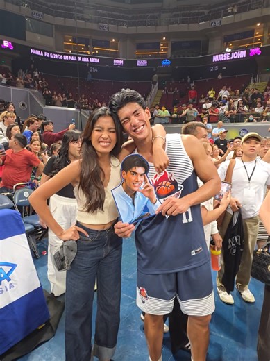 NGITING PANALO! ✨️🔥🏀 Iba talaga ang atake pag may cheerleaders yan sila. #AnVee #DusBia