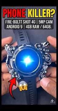 Fire-Boltt Shott 4G Smartwatch Review | Full Android OS, 5MP Camera & 64GB Storage