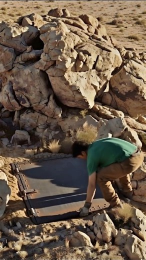 Hidden Luxury Room Inside a Desert Rock