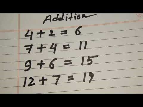 Learning Number Addition on Paper – Easy Steps for Kids