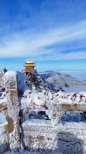 Beautiful snow scenery