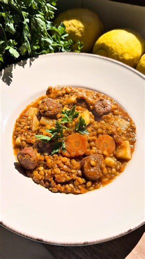 Easy and healthy lentils with chorizo ​​| Homemade recipe step by step