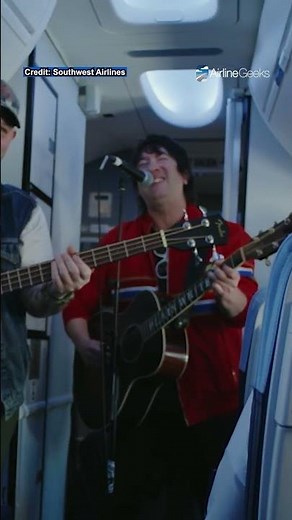 Plain White T's perform on Southwest Airlines flight