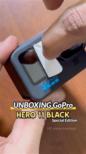 Unboxing GoPro Hero 11 Black (Special Edition) #gopro #actioncamera #shortsfeed #hdviewskannada