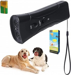 Pet Gentle Anti Barking Device, 2025 Upgraded Petgentle Ultrasonic Pet Trainer with LED Light, 3-in-1 Design, One-Button Operation, Sonic Emitter for Puppies & Dogs