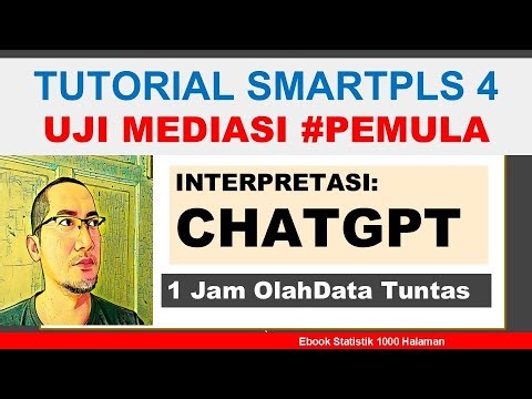 SMARTPLS TUTORIAL 4 CHATGPT INTERPRETATION MEDIATION TEST #beginner