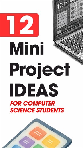 Top 12 Mini Project ideas For Computer Science Students 🤟 | #cseprojects #miniproject