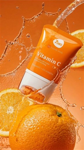 @my_7days on Instagram: "7DAYS Крем с Витамином С — комплексный антивозрастной уход, направленный на обновление кожи, выравнивание рельефа и повышение упругости. Витамин C — мощный антиоксидант, который интенсивно увлажняет кожу, придаёт ей здоровое сияние и помогает осветлить тон, снижая выраженность пигментации и следов усталости. Крем для лица увлажняющий 7DAYS способствует защите от негативного воздействия окружающей среды, улучшает эластичность кожи и делает её более гладкой и свежей день з