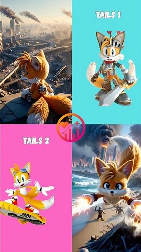 Scary versions of Tails a as story 😱💢 #sonic #sonicthehedgehog #tails