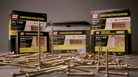 Grip-Rite #9 x 3 in. Star Drive Dual Flat Head Coarse Thread Construction Screws 1 lb. Box 3GCS1