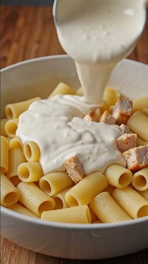 Creamy Chicken Pasta Bake 🍝🍗