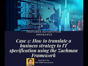 Case 2 Digital Transformation using Zachman Framework