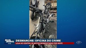 365K views · 8K reactions | Operação da polícia descobre oficina no Centro de São Paulo que servia como desmanche de motos roubadas. Eram pelo menos 20 veículos desmontados por noite. | Brasil Urgente | Facebook