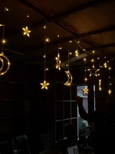 Moon and Star Decorative String Light