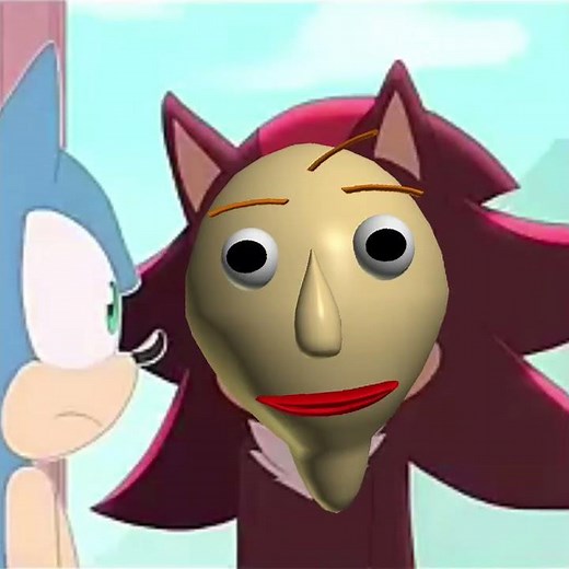 Baldi found Sonic! 💀#sonic #baldisbasics