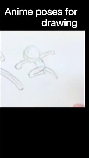 “How to draw anime base poses – easy method”#animepose #animedrawing #drawingbasics #arttutoriaal