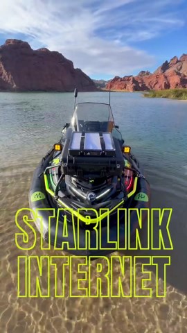 Modified jet ski looks ready for extreme trips