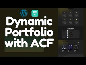Build a Dynamic Portfolio in WordPress with ACF(Step-by-Step Tutorial) #portfolio #wordpress #2025