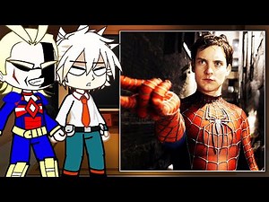 Сlass 1A react to Deku as Spider Man // Gacha React