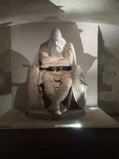 Holger Danske Awakens? | The Legendary Guardian Beneath Kronborg Castle 📸My Danish Experience 📝 From the heart of Kronborg Castle to the dark casemates beneath it, this journey leads to one of Denmark’s most powerful legends 🇩🇰⚔️ Hidden underground lies the famous statue of Ogier the Dane, known in Danish as Holger Danske — a mythical warrior believed to awaken and defend Denmark if the nation ever faces a true threat. This concrete statue, created in 1985, replaced the original 1907 plaster