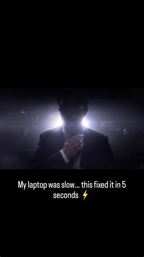 y laptop was slow and laggy 😐I didn’t install any booster app.I just used Python