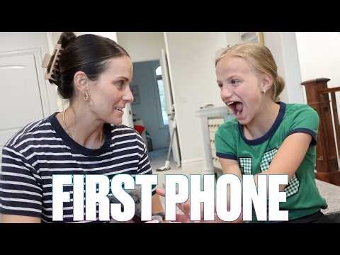 WE BROKE OUR TOO YOUNG FOR A CELL PHONE RULE... AGAIN | GETTING HER FIRST CELL PHONE EARLY!