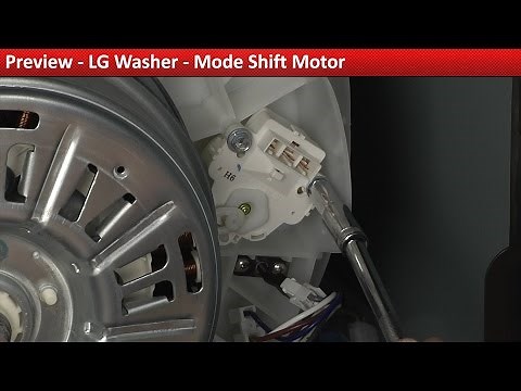 LG Washer - Will Not Spin - Mode Shift Motor Repair