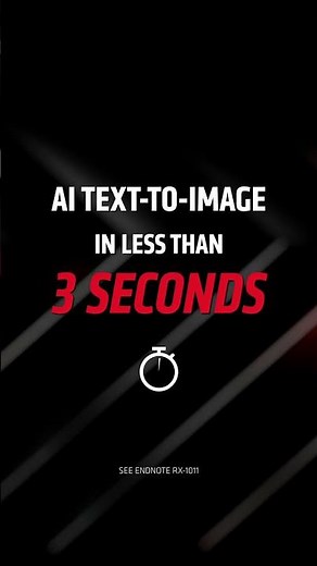 AI Text to Image on AMD Radeon