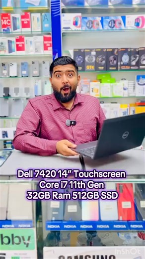 Power meets portability. The Dell Latitude 7420 is a sleek, high-performance touchscreen laptop built for multitaskers and mobile professionals: 💻 14” Full HD Touchscreen – swipe, tap, create ⚡ Intel Core i7 11th Gen – lightning-fast performance 🧠 32GB RAM – multitask like a beast 🚀 512GB SSD – instant boot, zero lag ✨ Sleek & portable – pro power in a compact frame 🎓 Perfect for students, creators, and professionals who need speed and style on the go. #DellLatitude7420 #TouchscreenLaptop #C