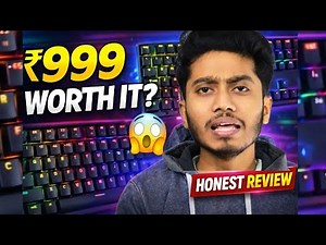 ₹999 Gaming Keyboard 😱 | Frontech KB-0014 Unboxing & Honest Review | Worth It?