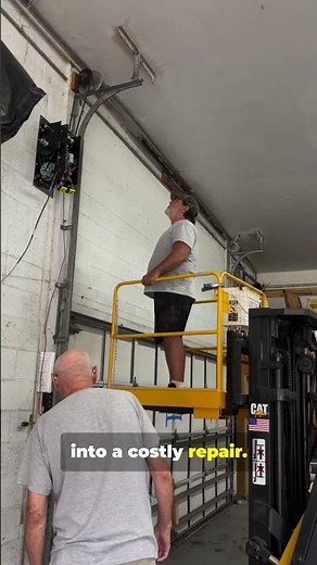 Your garage door gives signs before it breaks. #shorts