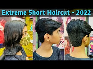 Extreme Short Haircuts for women 2022/Long to very Short Haircut / Nape shave / Hair Transformation