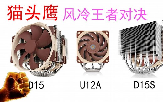 猫头鹰顶级散热器真实测试aida64到底如何 U12A vs D15 vs D15S 测试处理器：9900KF