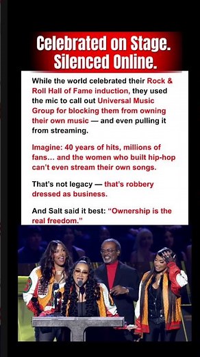 Salt-N-Pepa just made history — and then burned the stage down with truth.