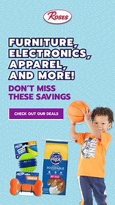 Want to save more on all your favorite household products? Shop furniture, apparel, and more at Roses. | Roses Discount Stores | Facebook