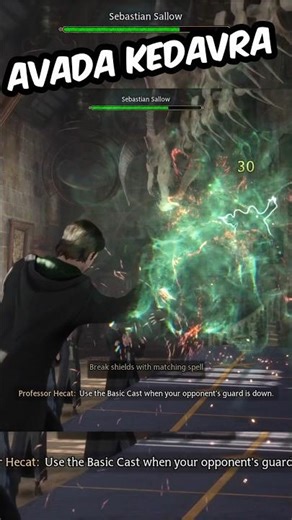 Sebastian's Reaction to Avada Kedavra Was NOT What I Expected 😭 #HogwartsLegacy #Shorts #voldemort
