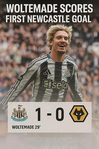 Nick Woltemade scores in debut | Newcastle 1 - 0 Wolves | Premier League | St Jamesʼ Park