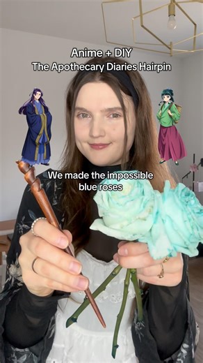 HAIRPIN from Blue Roses | DIY Inspired by The Apothecary Diaries | Anime Lovers | Maomao | Jinshi